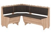 Кухонный уголок FjellFeast-1 (ткань, шотландия к грей + сонома, 160х120 см) ph-k-grf-sv-kv-snm фото