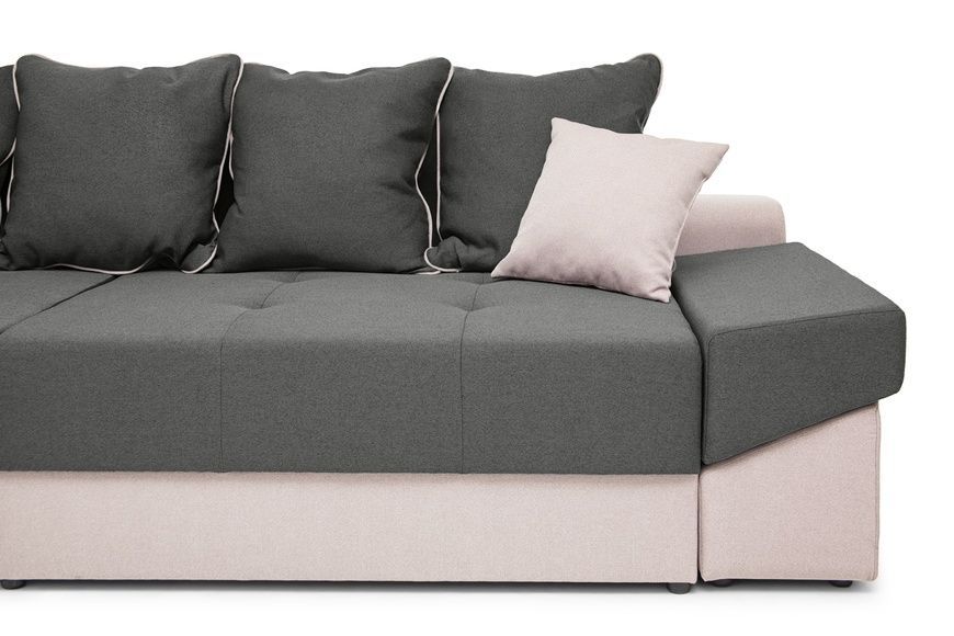 Диван Grande (114 &times; 308 см, серый с бежевым) IMI Premium mpr-d-grnd-bgm-35-33 фото