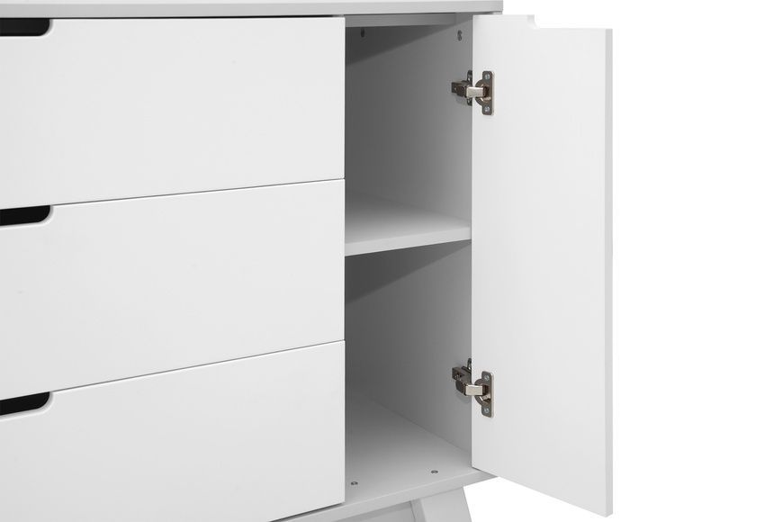 Комод Мрія-3 (90 &times; 49 &times; 77 см, біло-сірий) vr-kmd-mnttn-900-bl-sr фото