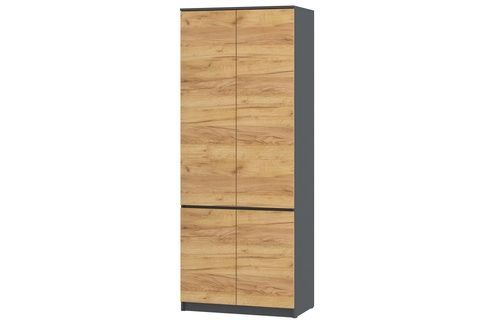Шафа Formo-10 (80 &times; 54 &times; 207 см, антрацит і тахо) ph-shf-ns-shg-ntrc-th фото