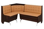 Кухонный уголок FeastFit-1 (кожзам, кофе + орех, 160х120 см) ph-k-mrshl-kv-grh фото