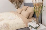 Комплект постельного белья Персефона-22 (евро, бязь gold lux, наволочки: 50х70 см 2 шт и 70х70 см 2 шт, одуванчики, бежевый) IMI m-ps-bz-gl-psf22-vr-k-bj фото 7