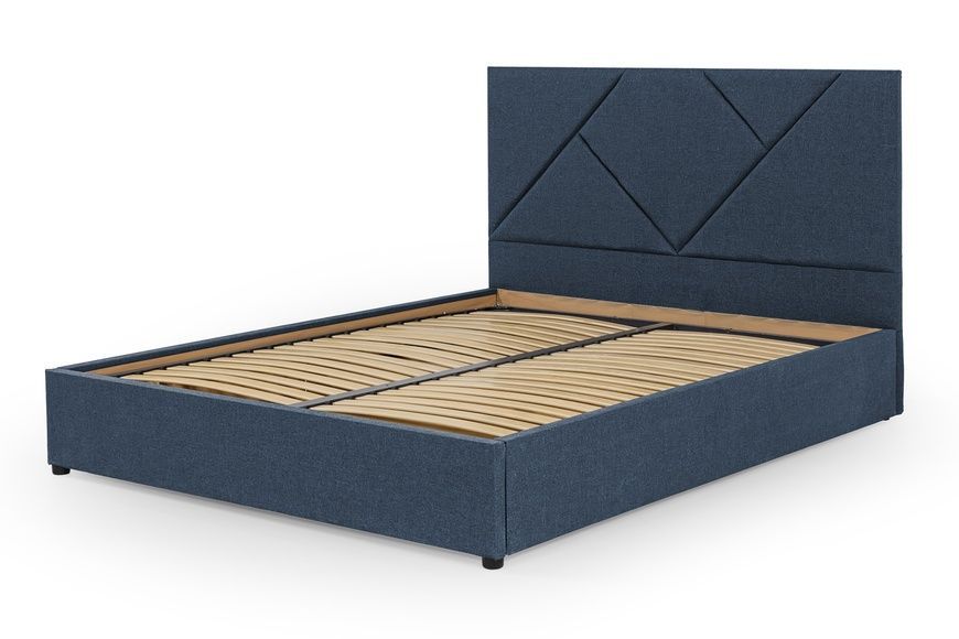 Ліжко з матрацом Цинія (160 &times; 200 см, Pocket Spring, рогожка, без підйомного механізму, джинс) IMI tsnrg-am160x200djb-mt фото