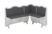 Кухонний куточок FlavorFurnish-1 (110 &times; 150, саванна дарк грей і бетон) ph-kt-grcg-sndrgr-btn фото