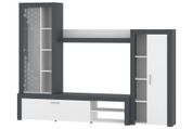 Набор в гостиную Silvex (272 &times; 42 &times; 206 см, антрацит и белый) ph-vtl-dmnt-ntrc-bl фото