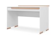 Стол письменный Утро-6 (120 &times; 60 &times; 76,3 см, бело-буковый) vr-stl-ps-stl-bl-bkv фото 1