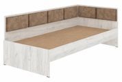 Кровать детская Belva (203,2 &times; 93,5 &times; 74,8 см, велюр, крафт, ирис 08) ph-dt-lg-s4-kr-rs8 фото
