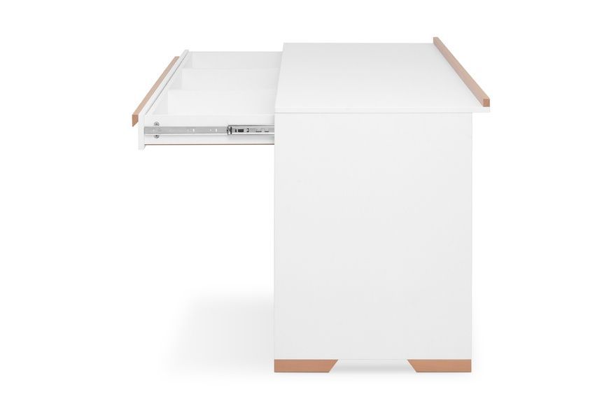 Стол письменный Утро-6 (120 &times; 60 &times; 76,3 см, бело-буковый) vr-stl-ps-stl-bl-bkv фото
