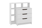 Комод Paragon (80х40х82 см, белый) ph-kmd-k3-5-bl фото