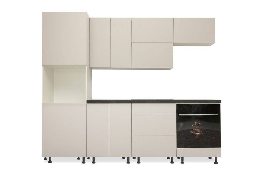 Модульная кухня Соломия (240 см, кашемир) IMI m-kh-m-slm-ksh-nmf-lb фото