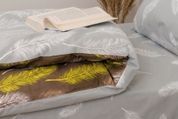 Комплект постельного белья Персефона (евро, бязь gold lux, наволочки: 50х70 см 2 шт и 70х70 см 2 шт, перо, коричневый) IMI m-ps-bz-glx-psf-vr-tkr-pr фото 6