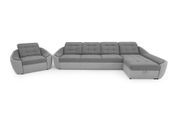 Комплект угловой диван Спейс АМ3 и кресло (темно-серый с светло-серым) IMI Premium k-ksps-am3-kr-ll-96-94-p фото 3
