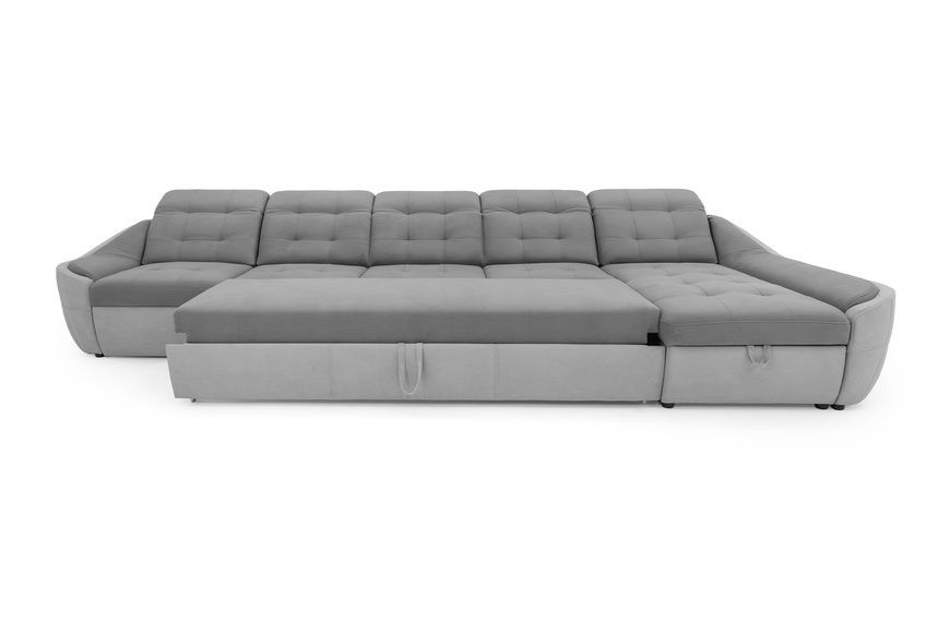 Комплект угловой диван Спейс АМ3 и кресло (темно-серый с светло-серым) IMI Premium k-ksps-am3-kr-ll-96-94-p фото