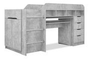 Кровать-чердак Genio (108,2 &times; 203,2 &times; 109 см, бетон) ph-ld-lgnd-btn фото