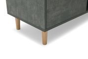 Тумба для взуття з сидінням FrostFeel-10 (бетон темний і лілі 94, 1000х385х760 мм) ltmb-to10-btn-tmn фото 9