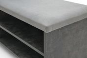 Тумба для взуття з сидінням FrostFeel-10 (бетон темний і лілі 94, 1000х385х760 мм) ltmb-to10-btn-tmn фото 8