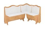 Кухонний куточок FlavorFurnish-1 (110 &times; 150, шкірзам, білий і тахо) ph-kt-grcg-bl-th фото