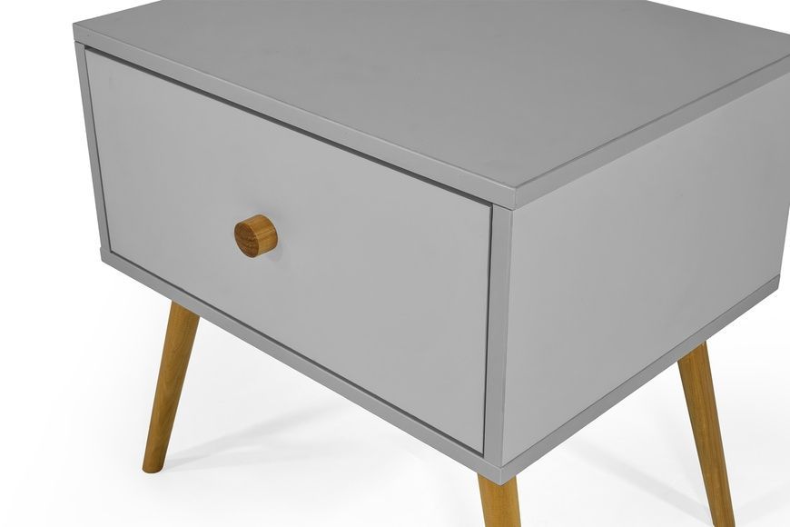 Тумба приліжкова UrbanOak-4 (сіра мишка, 50x40x52 см) IMI ltmb-hg4-sr-stp фото