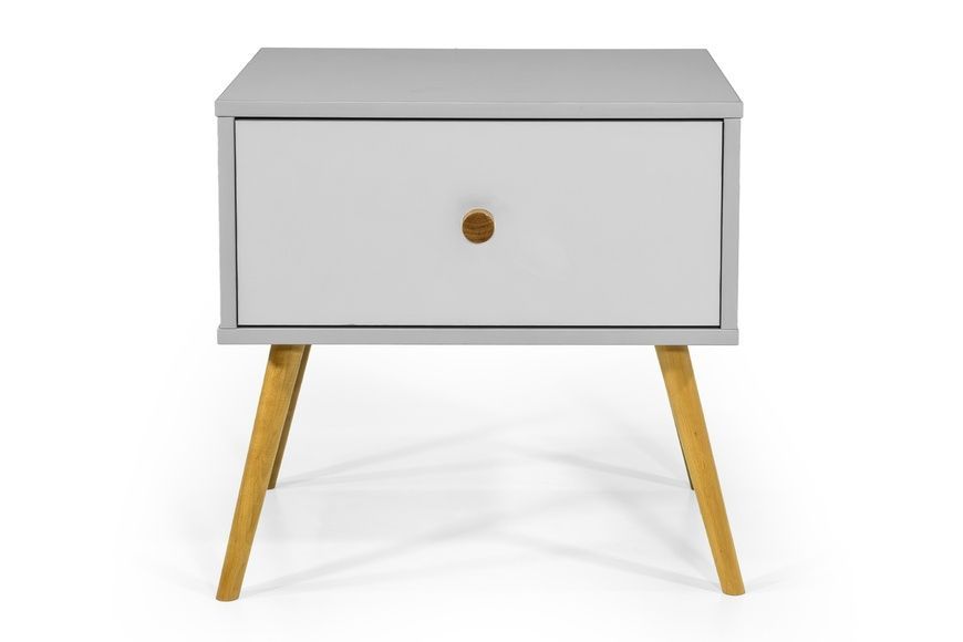 Тумба приліжкова UrbanOak-4 (сіра мишка, 50x40x52 см) IMI ltmb-hg4-sr-stp фото