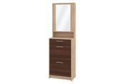 Тумба для взуття Zephyr (60х36х192,5 см, сонома + горіх) ph-tmb-t3-snm-grh фото